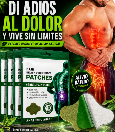 50 Parches Herbales Para aliviar el dolor
